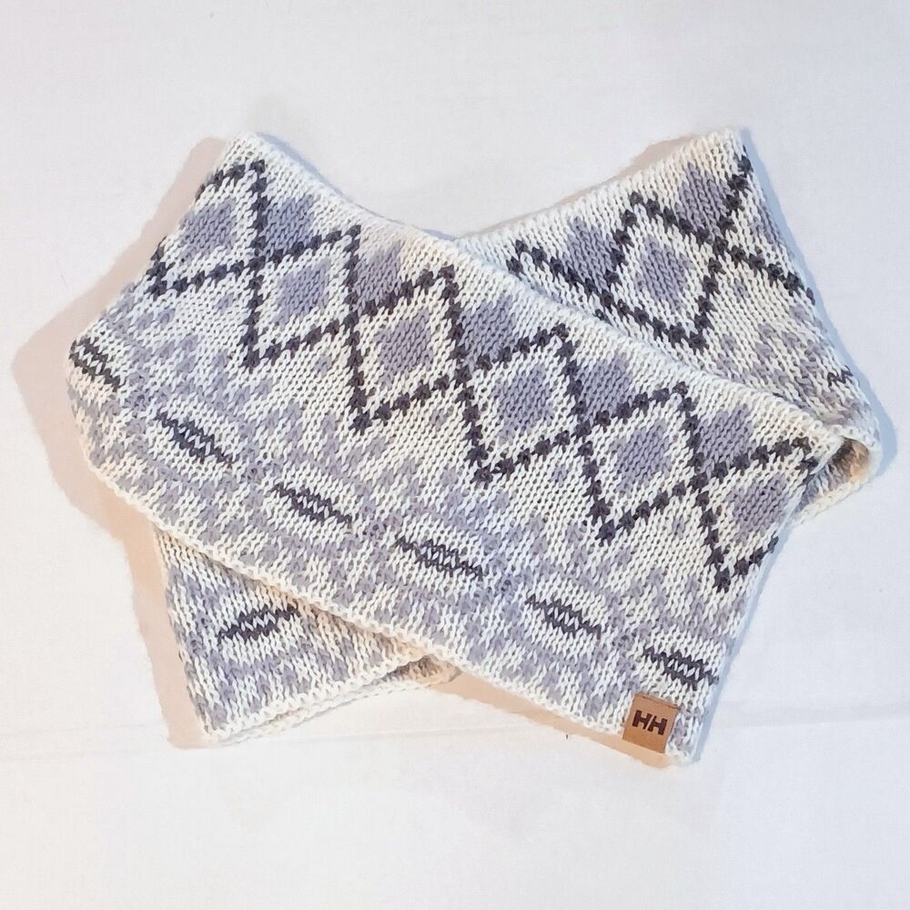 Helly Hansen Heritage Knit Infinity Scarf-One Size-Nordic-Fair Isle-16"x11"-NEW